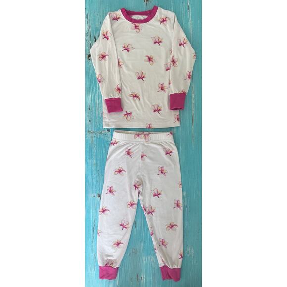 Coco Moon Hawaii Two Piece Plumeria PJS Size 12-18 Months - Picture 1 of 4